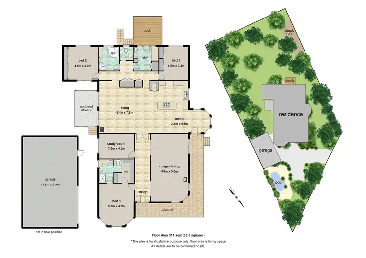 Floorplan of Homely house listing, 7 Majestic Drive, Emerald VIC 3782