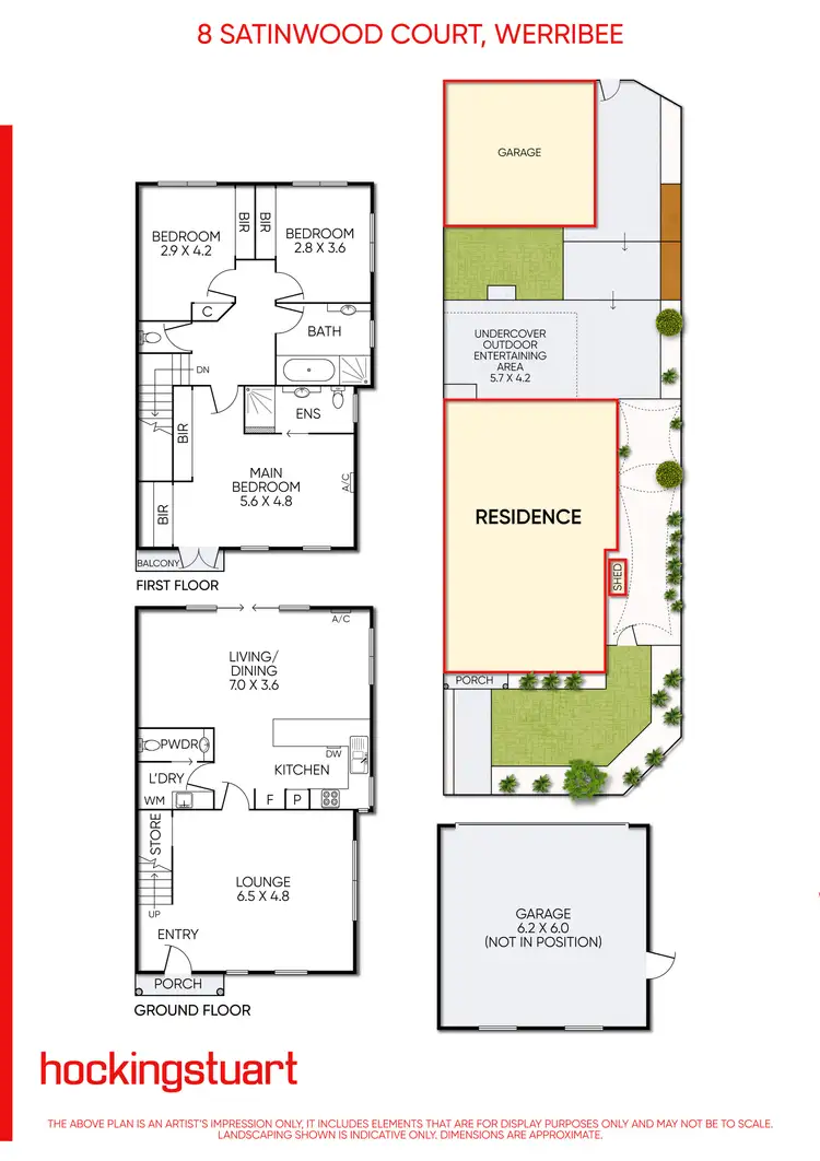 Floorplan of Homely house listing, 8 Satinwood Court, Werribee VIC 3030