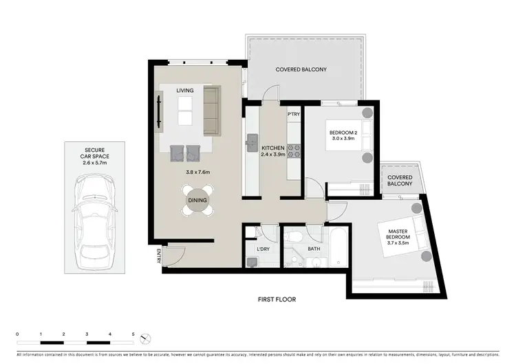 Floorplan of Homely apartment listing, 5/16 Morgan Street, Botany NSW 2019