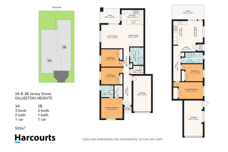 Floorplan of Homely house listing, 3a & 3b Jersey Street, Gillieston Heights NSW 2321