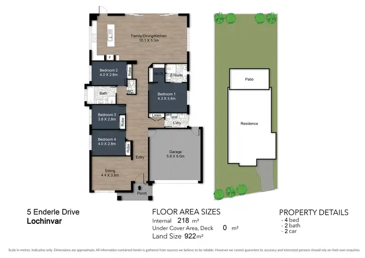 Floorplan of Homely house listing, 5 Enderle Drive, Lochinvar NSW 2321