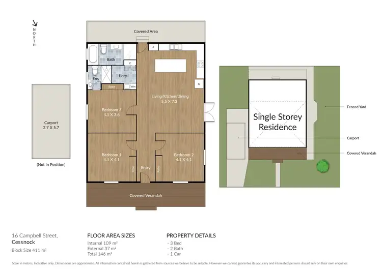 Floorplan of Homely house listing, 16 Campbell Street, Cessnock NSW 2325
