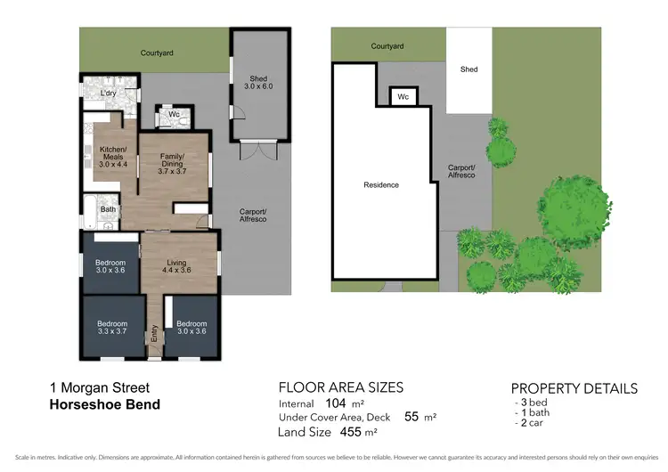 Floorplan of Homely house listing, 1 Morgan Street, Horseshoe Bend NSW 2320