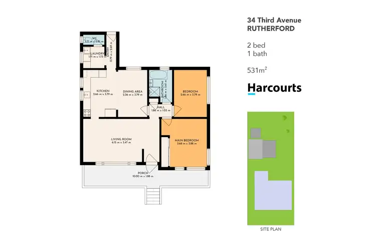 Floorplan of Homely house listing, 34 Third Avenue, Rutherford NSW 2320