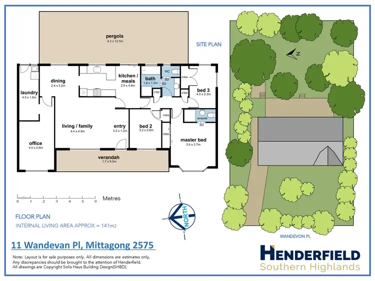 Floorplan of Homely house listing, 11 Wandevan Place, Mittagong NSW 2575