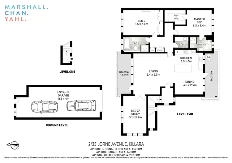 Floorplan of Homely apartment listing, 2/33 Lorne Avenue, Killara NSW 2071