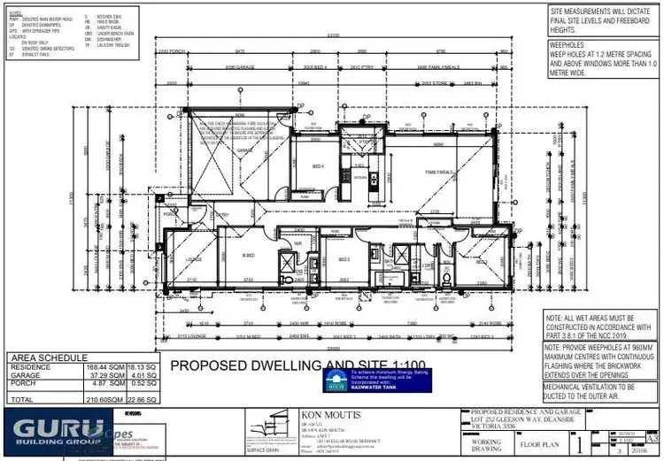Floorplan of Homely house listing, 4 Gleeson Way, Deanside VIC 3336