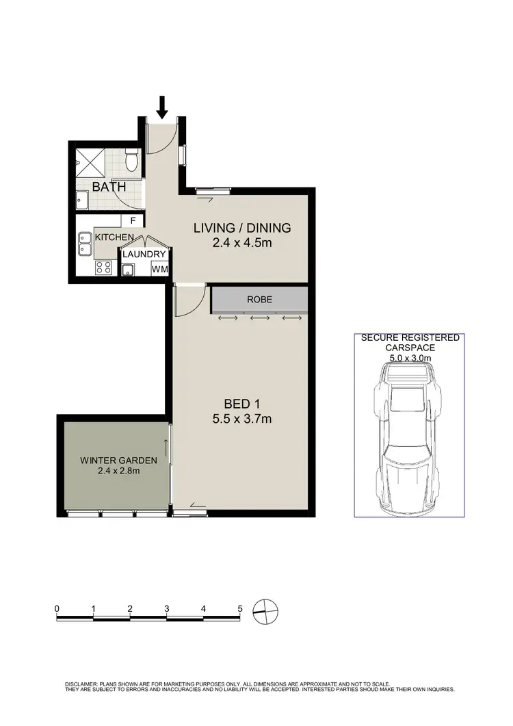 Floorplan of Homely apartment listing, 502/71-73 Bank Lane, Kogarah NSW 2217