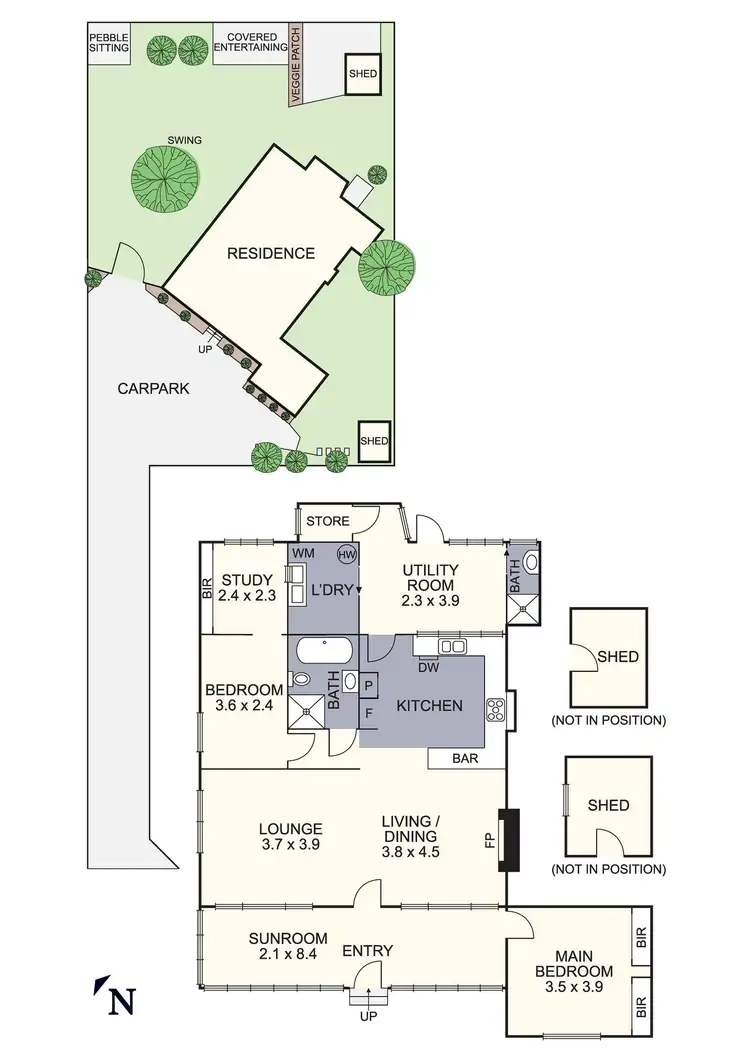 Floorplan of Homely house listing, House 2/49 Sunnyside Crescent, Wattle Glen VIC 3096