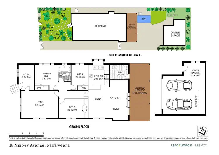 Floorplan of Homely house listing, 18 Nimbey Avenue, Narraweena NSW 2099