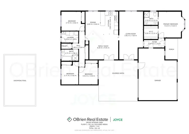 Floorplan of Homely house listing, 6 Kingston Crt, Wangaratta VIC 3677