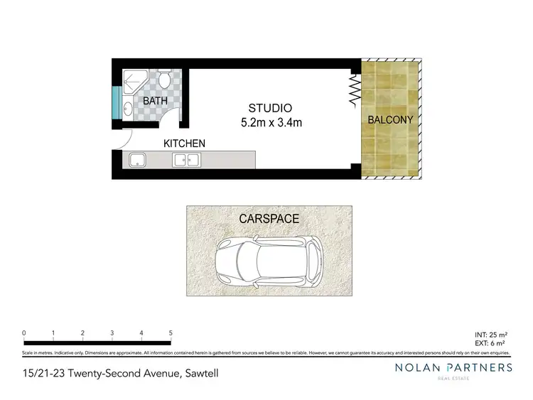 Floorplan of Homely apartment listing, 15/21-23 Twenty Second Avenue, Sawtell NSW 2452