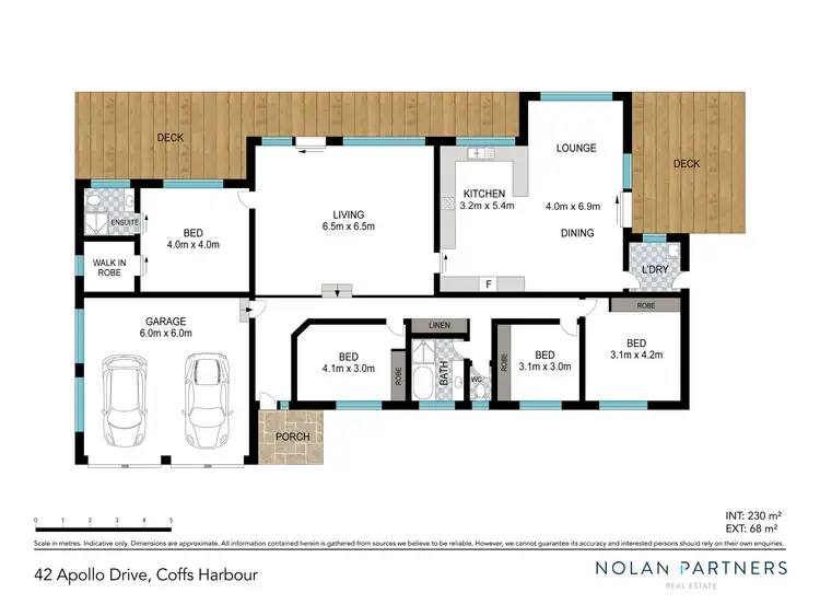 Floorplan of Homely house listing, 42 Apollo Drive, Coffs Harbour NSW 2450
