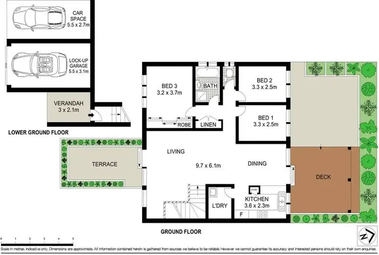 Floorplan of Homely townhouse listing, 1/24 Toronto Parade, Sutherland NSW 2232