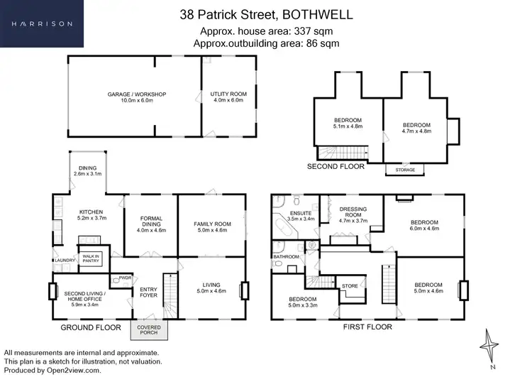 Floorplan of Homely house listing, 38 Patrick Street, Bothwell TAS 7030