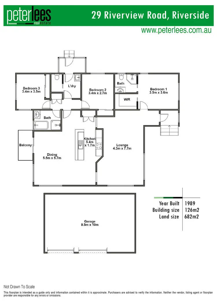 Floorplan of Homely house listing, 29 Riverview Road, Riverside TAS 7250