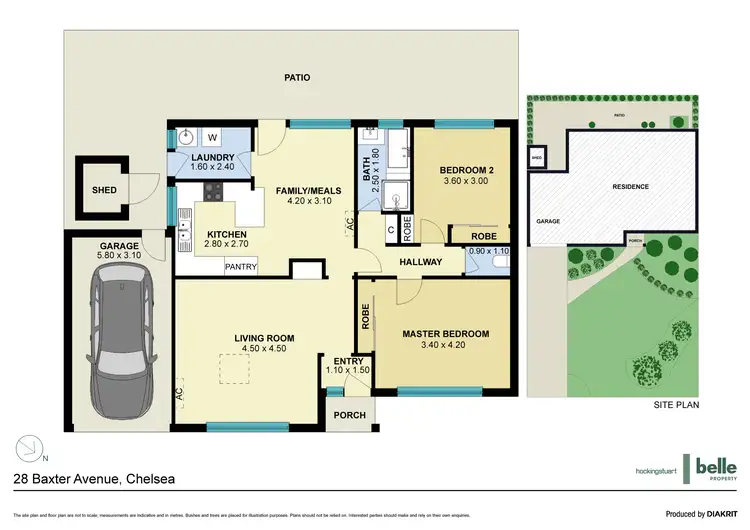 Floorplan of Homely unit listing, 28 Baxter Avenue, Chelsea VIC 3196