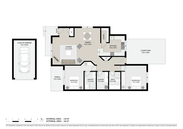 Floorplan of Homely townhouse listing, 6/13-15 Augusta Place, Mollymook NSW 2539