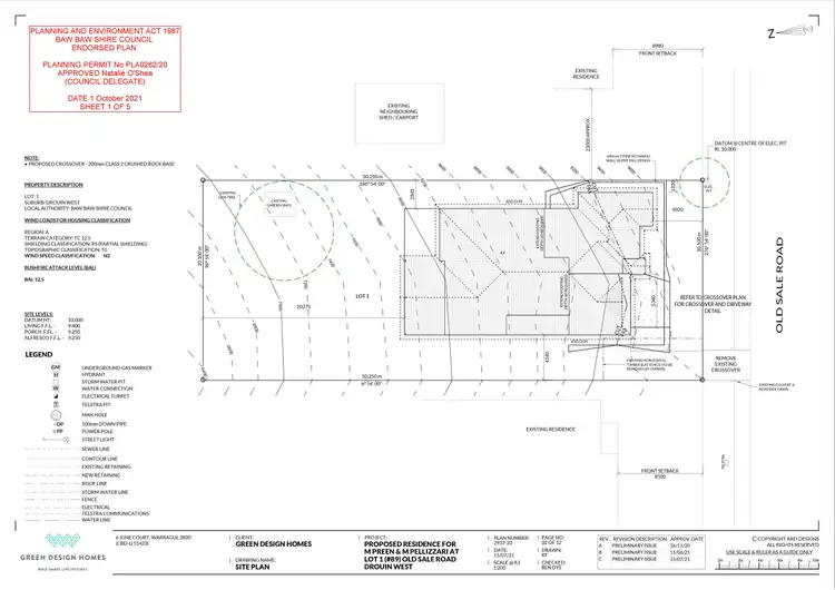 Floorplan of Homely land listing, 91 Old Sale Road, Drouin West VIC 3818