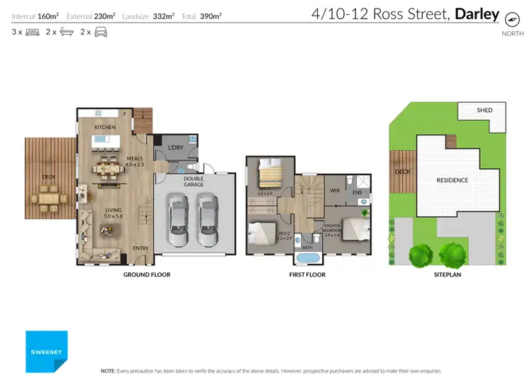 Floorplan of Homely townhouse listing, 4/10-12 Ross Street, Darley VIC 3340