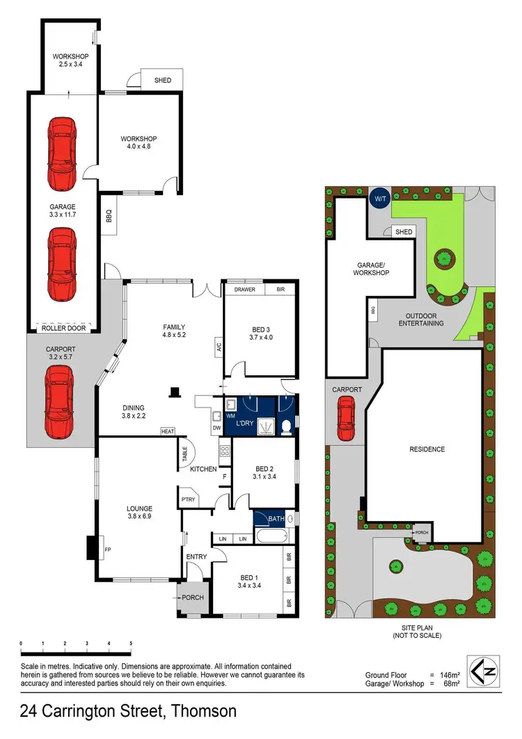 Floorplan of Homely house listing, 24 Carrington Street, Thomson VIC 3219