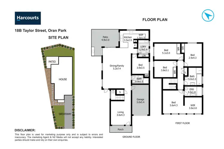Floorplan of Homely house listing, 18B Taylor Street, Oran Park NSW 2570