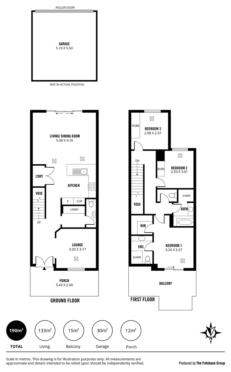 Floorplan of Homely townhouse listing, 250 Newton Boulevard, Munno Para SA 5115