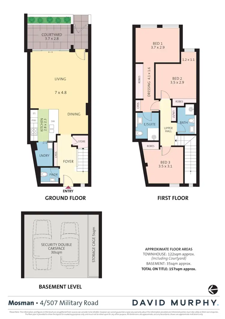 Floorplan of Homely apartment listing, 4/507 Military Road, Mosman NSW 2088