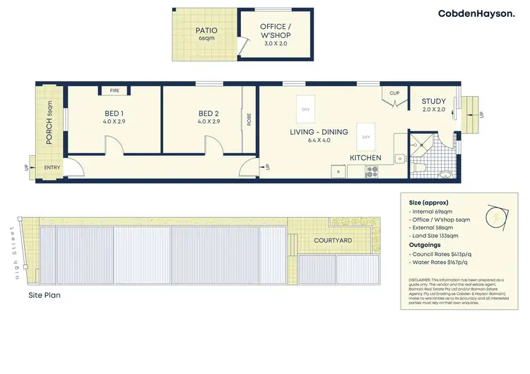 Floorplan of Homely house listing, 18 High Street, Balmain NSW 2041