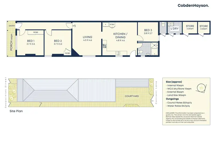 Floorplan of Homely house listing, 61 Despointes Street, Marrickville NSW 2204