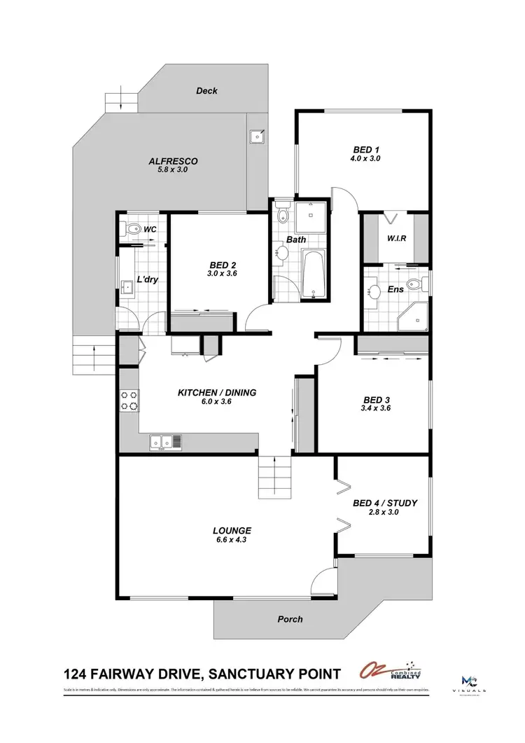 Floorplan of Homely house listing, 124 Fairway Drive, Sanctuary Point NSW 2540