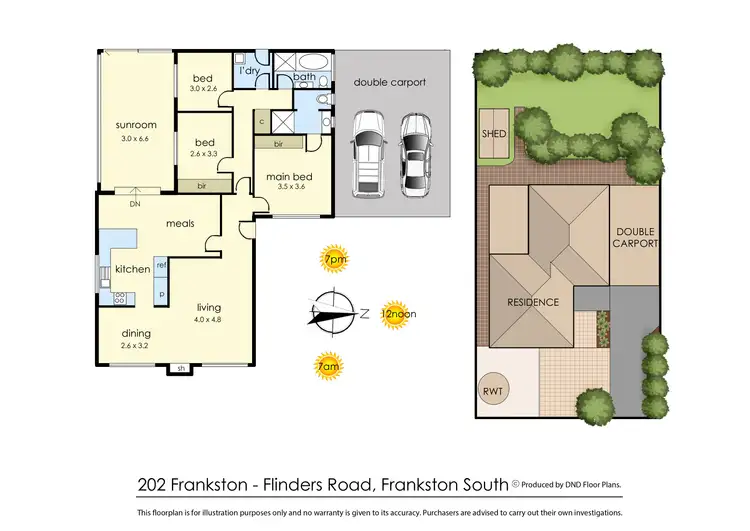 Floorplan of Homely house listing, 202 Frankston-Flinders Road, Frankston South VIC 3199