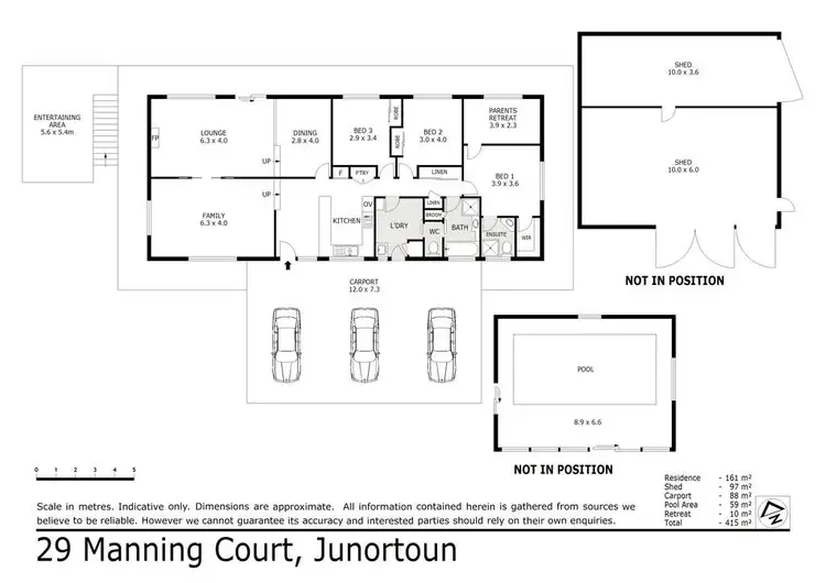 Floorplan of Homely house listing, 29 Manning Court, Junortoun VIC 3551
