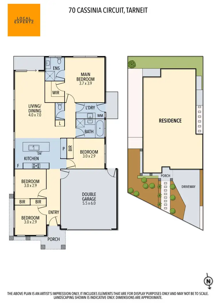 Floorplan of Homely house listing, 70 Cassinia Circuit, Tarneit VIC 3029