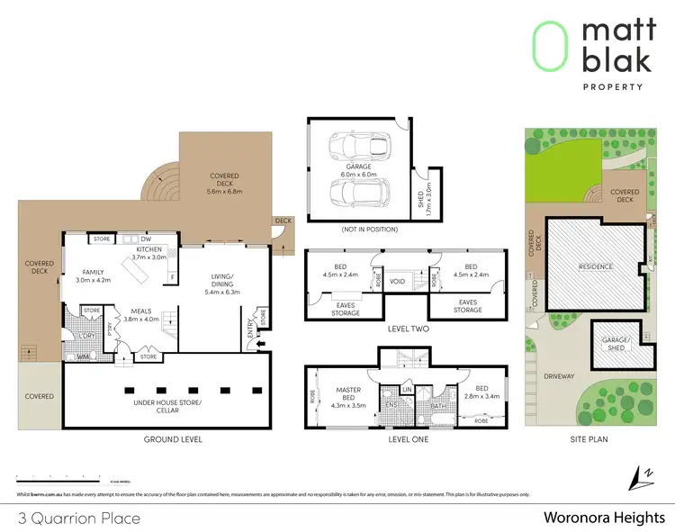 Floorplan of Homely house listing, 3 Quarrion Place, Woronora Heights NSW 2233