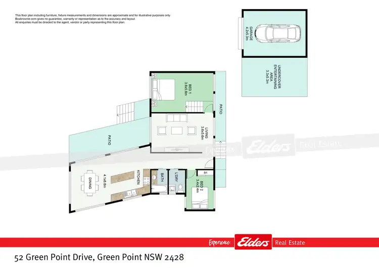 Floorplan of Homely house listing, 52 Green Point Drive, Green Point NSW 2428