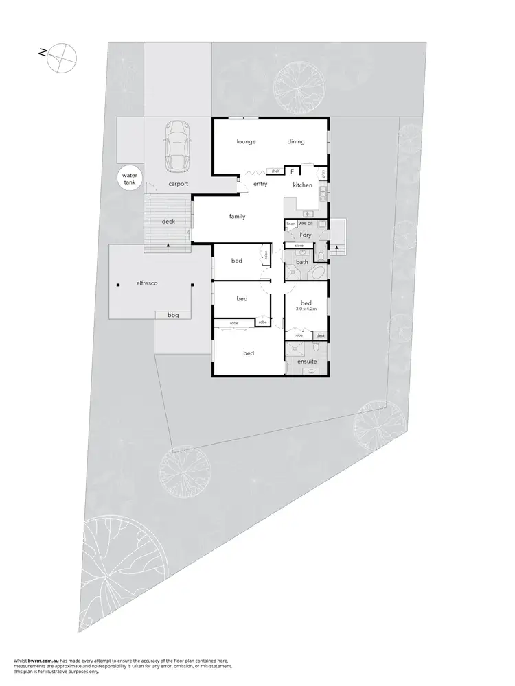 Floorplan of Homely house listing, 25 Bennet Street, Spence ACT 2615
