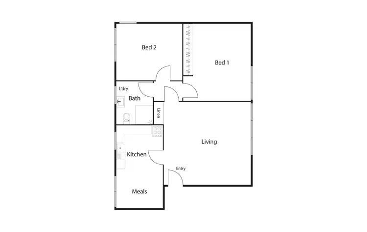 Floorplan of Homely unit listing, 22/145 Carruthers Street, Curtin ACT 2605
