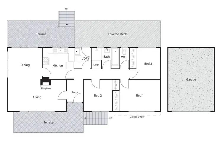 Floorplan of Homely house listing, 30 McCulloch Street, Curtin ACT 2605