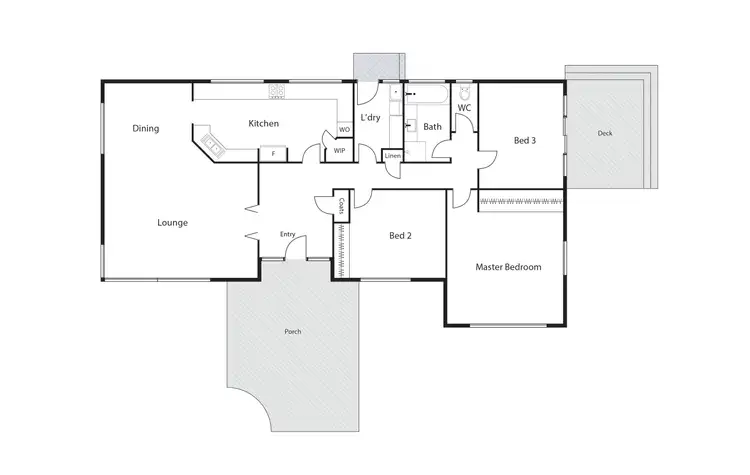 Floorplan of Homely house listing, 8 Bowser Place, Curtin ACT 2605