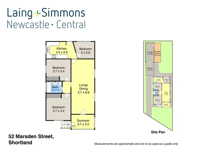 Floorplan of Homely house listing, 52 Marsden Street, Shortland NSW 2307