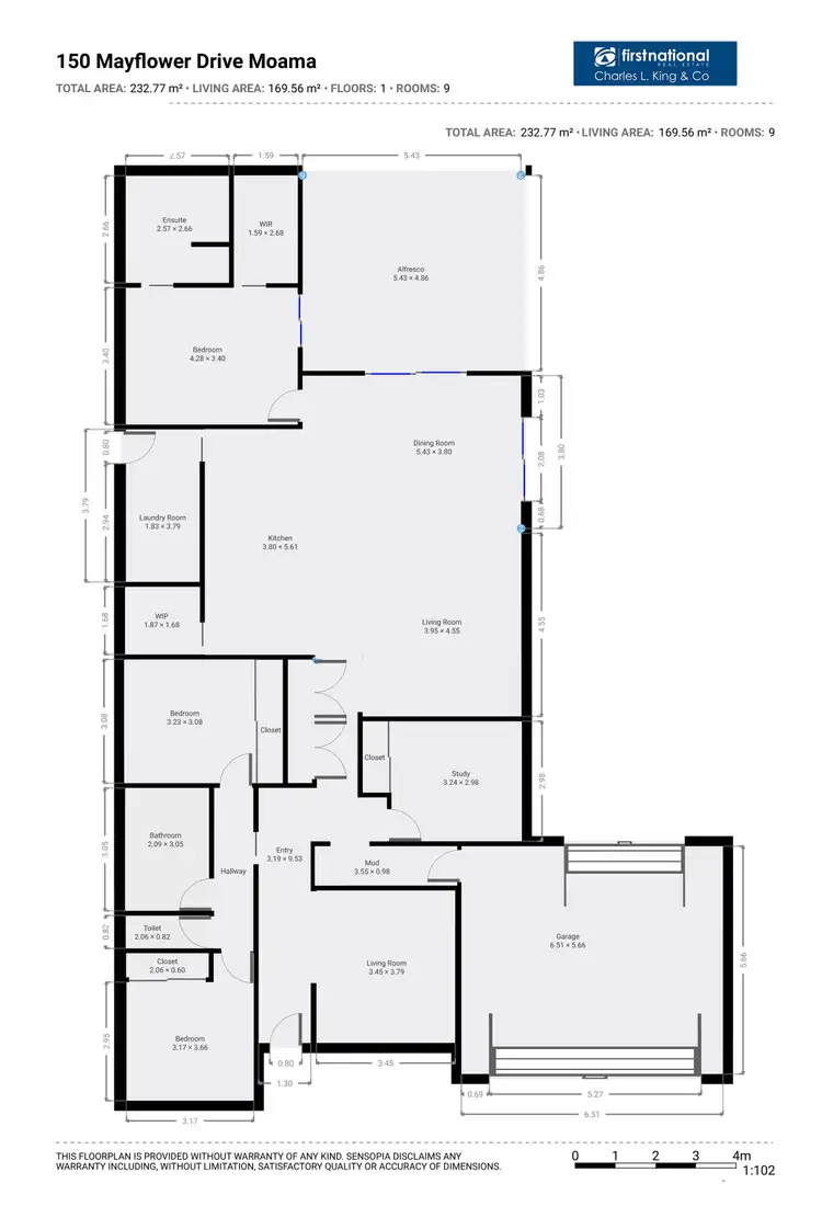 Floorplan of Homely house listing, 150 Mayflower Drive, Moama NSW 2731