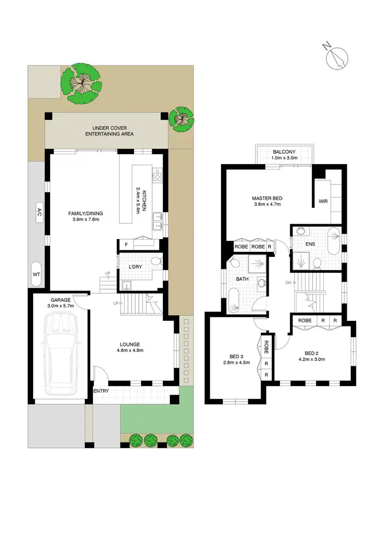 Floorplan of Homely house listing, 8 Way Street, Tempe NSW 2044