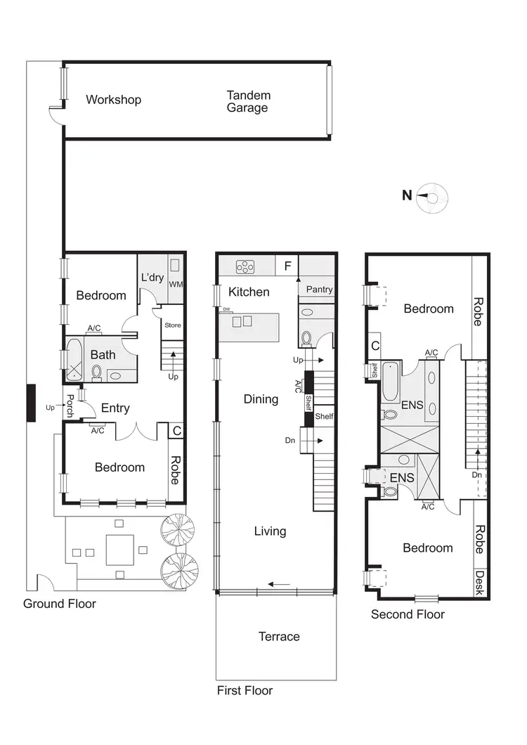 Floorplan of Homely house listing, 2/65 Marine Parade, Elwood VIC 3184