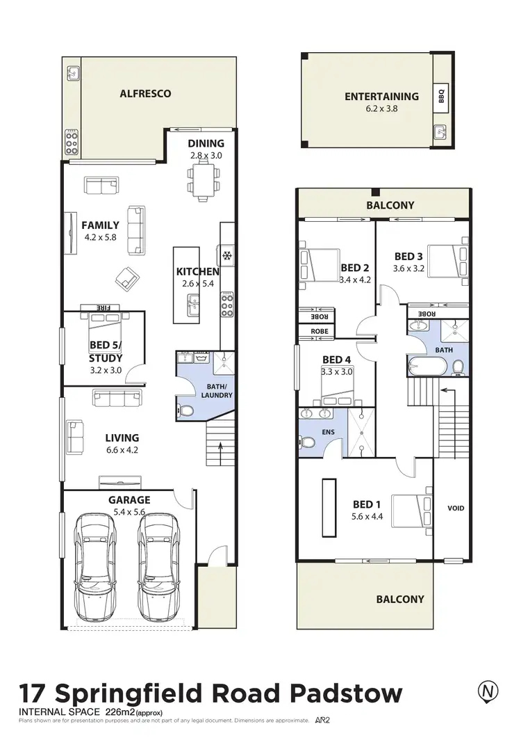 Floorplan of Homely semi-detached listing, 17 Springfield Road, Padstow NSW 2211