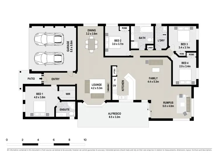 Floorplan of Homely house listing, 8 Portland Place, Kellyville Ridge NSW 2155