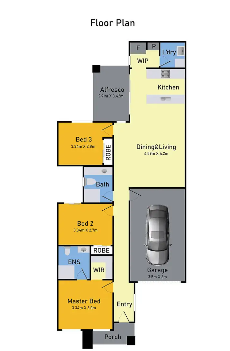 Floorplan of Homely house listing, 51 Laflin Avenue, Tarneit VIC 3029