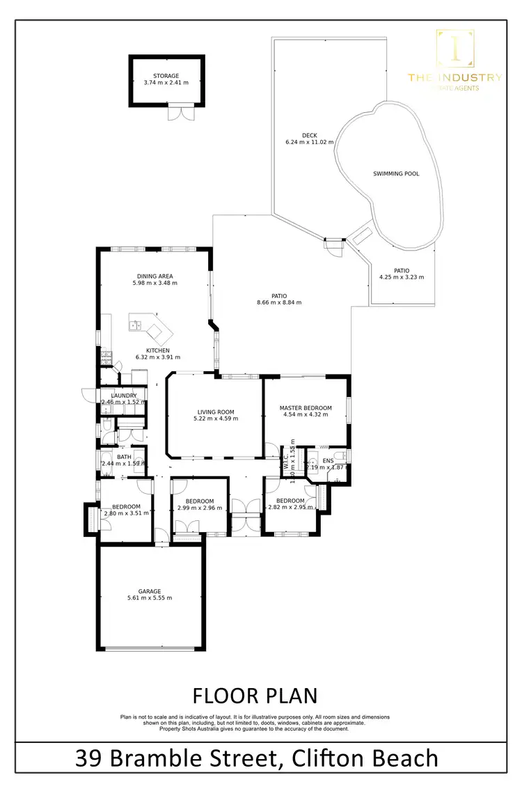 Floorplan of Homely house listing, 39 Bramble Street, Clifton Beach QLD 4879
