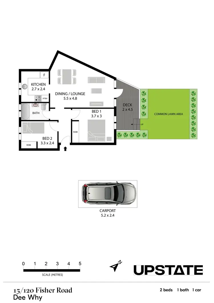 Floorplan of Homely apartment listing, 15/120 Fisher Road, Dee Why NSW 2099
