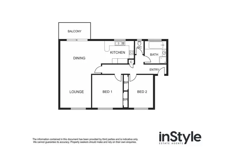 Floorplan of Homely apartment listing, 16/3-5 Davison Street, Crestwood NSW 2620